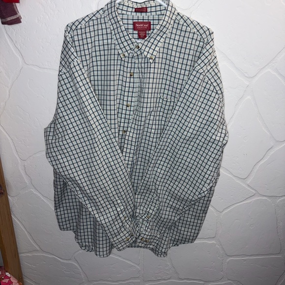 Northcrest Other - Northcrest Men's Checkered Shirt in Black and White